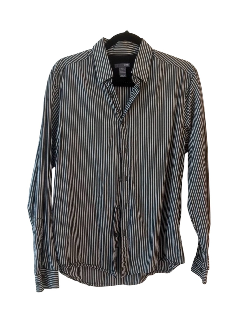 H&M Pinstripe Button Down Shirt | Size: M